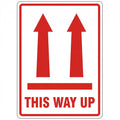 "THIS WAY UP" Parcel Warning Labels 108 x 79mm (Roll of 500)