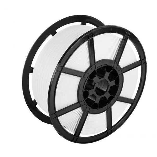 Polypropylene Embossed Hand Strap 12mmx0.8mmx1300mtr Plastic Reel 153x395mm 240kg Breaking Strain Wh