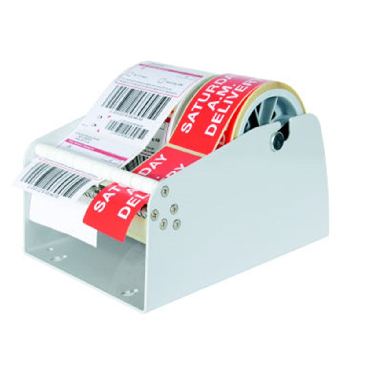 Label Dispenser bench/wall mounted dual core max. 165mm wide labels ...