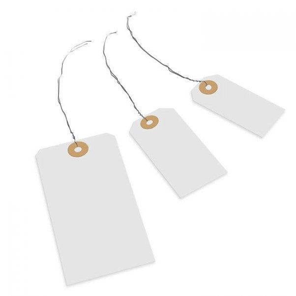 Parts String Tags Parts Tags 80 x 38mm white – Optimax