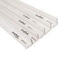 Moisture Resistant Edge Board Cardboard 80mm Flange Width 3mm Thickness 1000mm Length White 20 per P