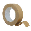 Kraft Paper Paper Tape 25mm x 50mtr Solvent adhesive Brown