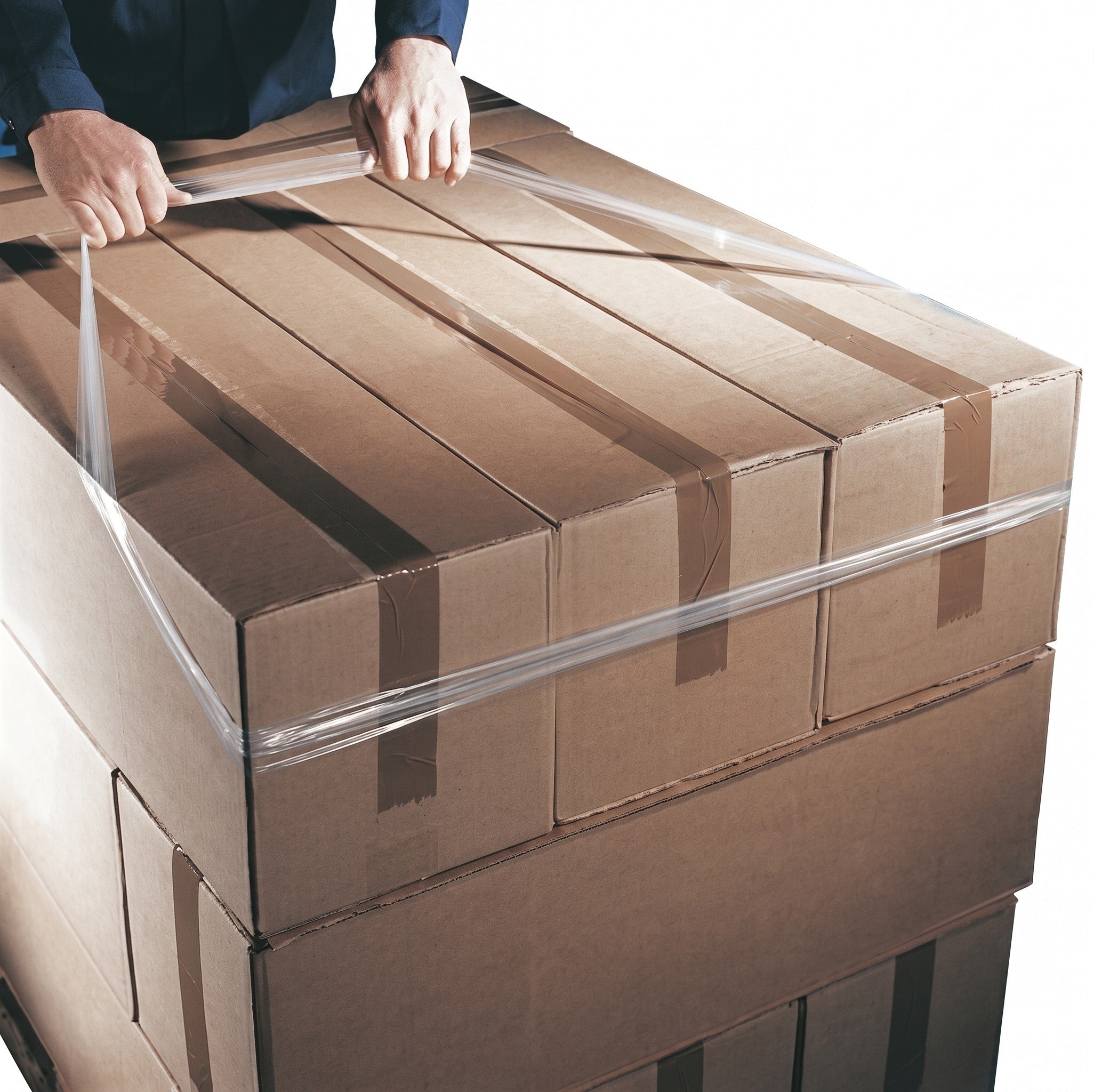 PE Pallet Stabilising Bands 100mm x 1200mm 100 in a Box Clear
