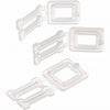 Polycarbonate Heavy Duty Plastic Buckle 12mm Width For Plastic Strapping 1000 Per Box White in Colou
